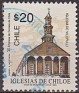 Chile - 1993 - Arquitectura - 20 $ - Multicolor - Chile, Arquitectura - Scott 1053 - Iglesias Chiloe Vilupulli - 0